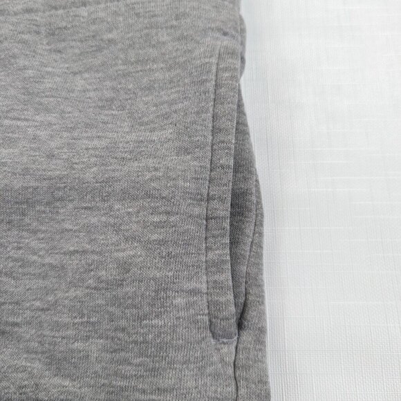 Brooks Sweatpants Men's Medium Gray Pockets Drawstring Embroidered Fleece - Picture 10 of 10